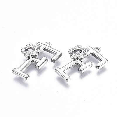 Brass Pendants KK-Q768-001P-F-1