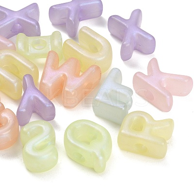 Opaque Acrylic European Beads AC-CBA5040-04-1