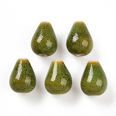 Handmade Porcelain Beads PORC-N008-05E-1