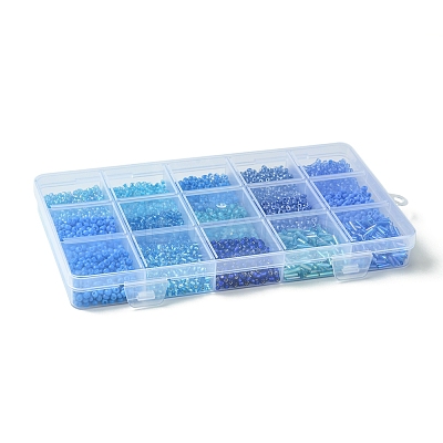 150G 15 Styles Baking Paint Glass Seed Beads SEED-FS0001-31A-1