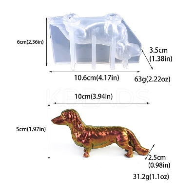 Dachshund Dog DIY Silicone Molds LS-PW-WG37740-01-1