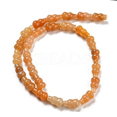 Natural Red Aventurine Beads Strands G-C039-A08-1