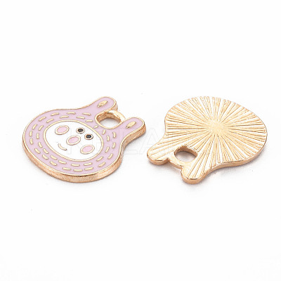 Alloy Enamel Pendants ENAM-N054-67A-NR-1