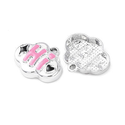 Alloy Enamel Pendants ENAM-K076-23P-1