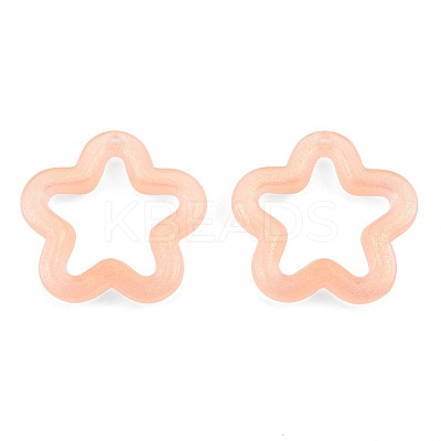 Transparent Luminous Acrylic Pendants X-TACR-T007-12-1