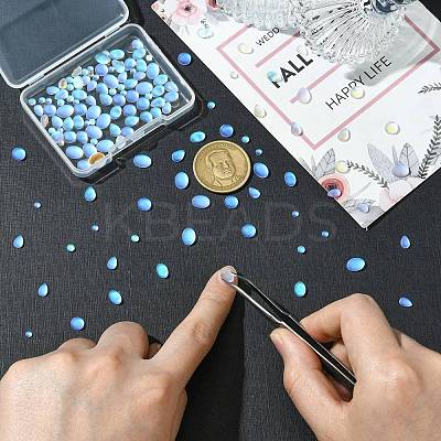 140Pcs 7 Styles Glass Cabochons MRMJ-CJ0001-24-1