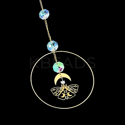 Brass Big Pendant Decorations LS-HJEW-M005-03G-04-1