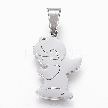 Tarnish Resistant 304 Stainless Steel Pendants LS-STAS-F165-39P-1
