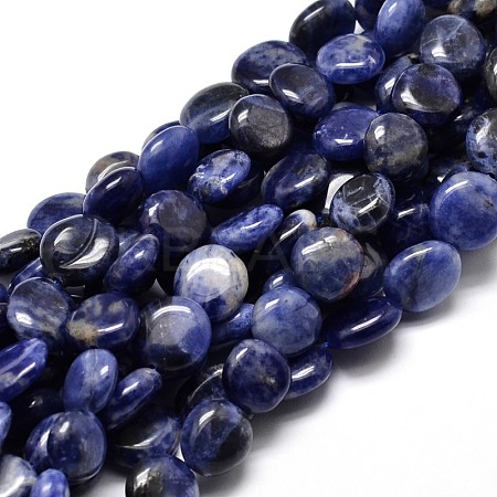 Natural Sodalite Nuggets Beads Strands LS-G-J336-09-1