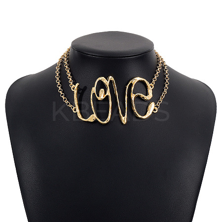Punk Style Alloy Choker Necklaces for Women WGA180C-05-1