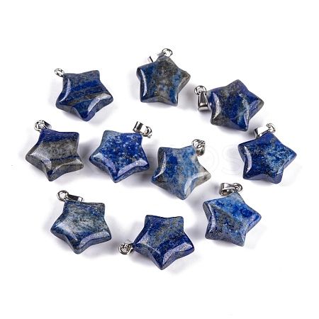 Natural Lapis Lazuli Pendants G-Q172-09P-01-1