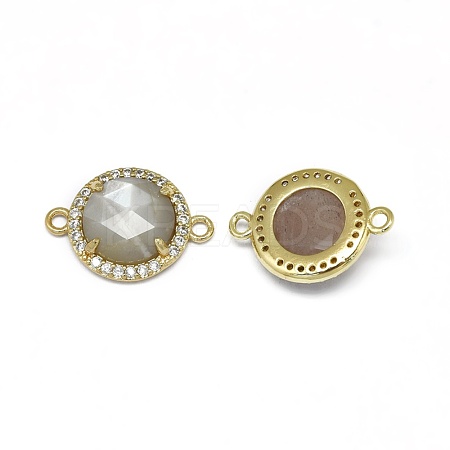 Natural Sunstone Links connectors G-E526-34F-1