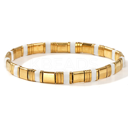 Glass Seed Beads Stretch Bracelets for Women MR9301-4-1