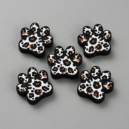 Food Grade Eco-Friendly Silicone Focal Beads LS-SIL-WH0014-51A-1