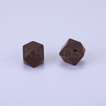 Hexagonal Silicone Beads SI-JX0020A-22-1