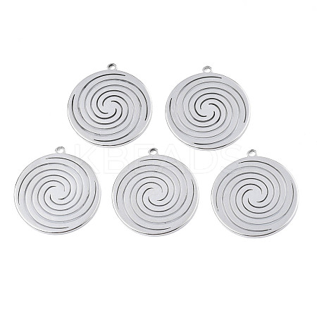 Non-Tarnish 201 Stainless Steel Pendants STAS-T063-185P-1