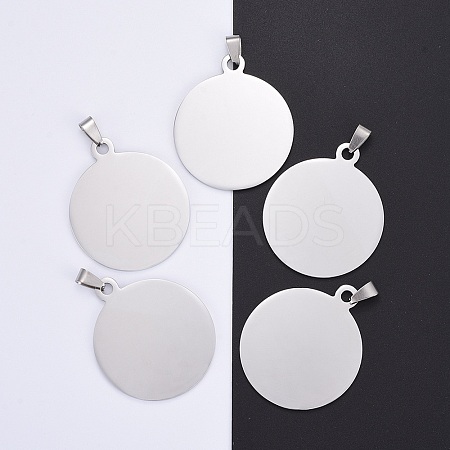 Tarnish Resistant 304 Stainless Steel Pendants LS-STAS-I140-01B-S-1