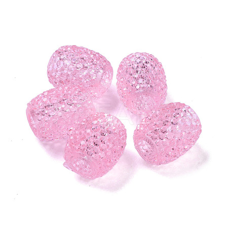 Transparent Resin European Jelly Colored Beads RESI-B025-01A-03-1