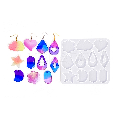 Geometry Earrings Pendants DIY Silicone Mold LS-DIY-Q033-01B-1