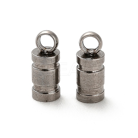 201 Stainless Steel Cord Ends STAS-S167-01B-P-1