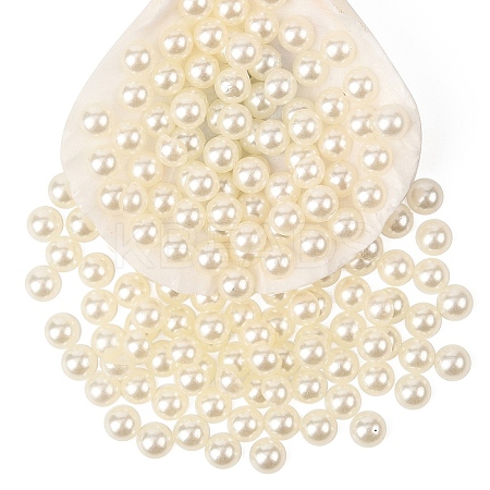100Pcs ABS Plastic Imitation Pearl Cabochons SACR-YW0001-79I-1