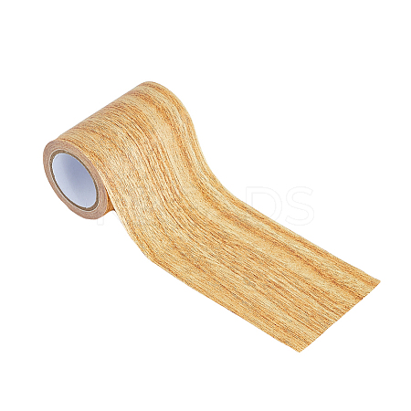 PE Imitation Wood Grain Adhesive Tape AJEW-WH0270-222F-1