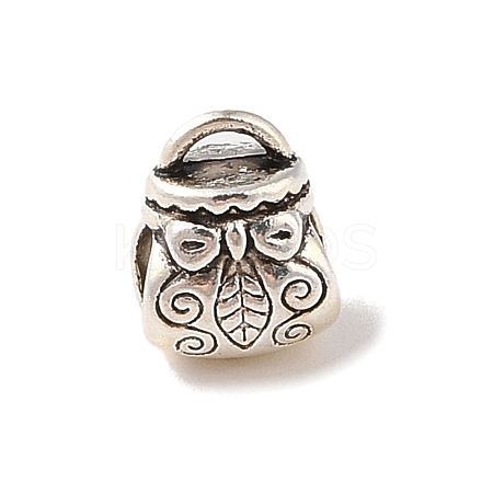 Tibetan Style Alloy European Beads TIBE-Q090-69AS-1