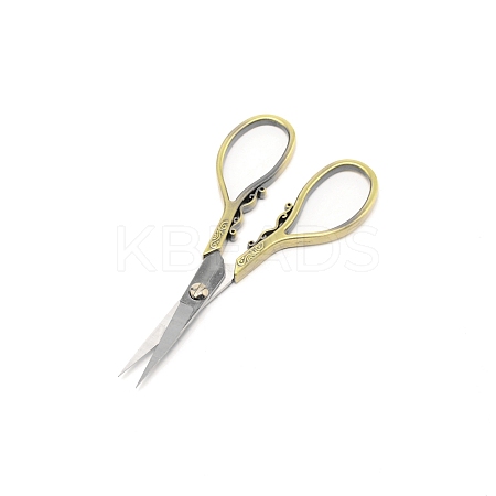 Zinc Alloy Scissor AJEW-WH0034-76-1