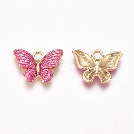 Golden Plated Alloy Enamel Pendants PALLOY-CJC0001-31E-1