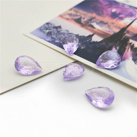 Pointed Back Resin Rhinestone Cabochons PW-WGF1EE1-04-1