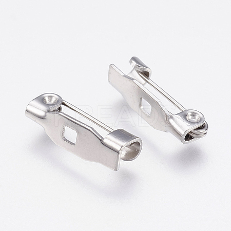 Tarnish Resistant 304 Stainless Steel Brooch Findings LS-STAS-P168-07P-1