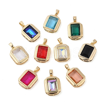 Rack Plating Brass Pendants KK-I710-06-1