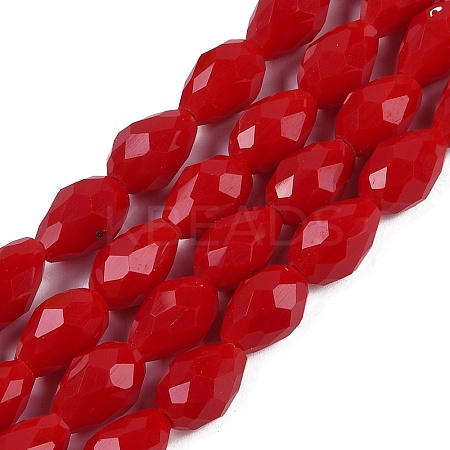 Opaque Solid Color Beads Strands EGLA-N013-P6mm-D07-1