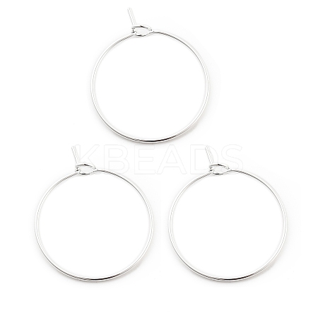 316 Surgical Stainless Steel Wine Glass Charms Rings STAS-L214-01C-S-1
