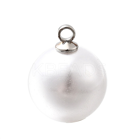 ABS Plastic Imitation Pearl Pendants FIND-H052-01H-04P-1