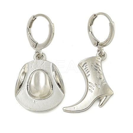 Alloy Hoop Earrings for Women EJEW-Z069-01P-1