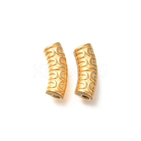 Ion Plating(IP) 304 Stainless Steel Curved Tube Beads STAS-I321-24G-1