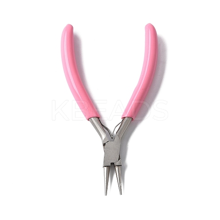 65# Steel Round Nose Pliers with Plastic Handles TOOL-Z002-02-1