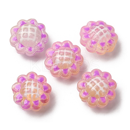Glass Enamel Beads GLAA-C038-02H-1