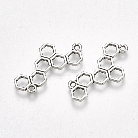 Tibetan Style Alloy Links connectors TIBE-S315-006AS-RS-1
