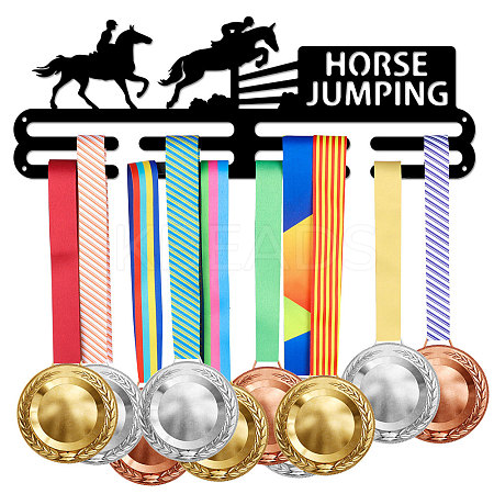 Fashion Iron Medal Hanger Holder Display Wall Rack ODIS-WH0021-337-1