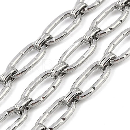 Non-Tarnish 304 Stainless Steel Link Chains CHS-A013-04P-01-1