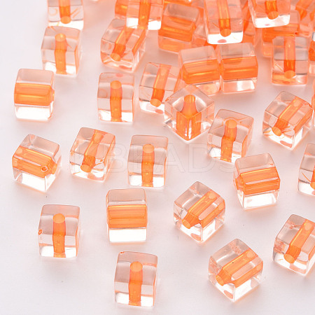 Transparent Acrylic Beads TACR-S154-12A-84-1