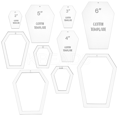 Acrylic Quilting Templates DIY-BC0014-52A-1