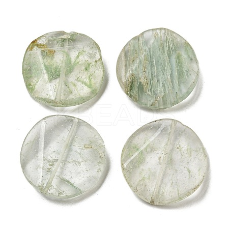 Green Watermelon Stone Glass Beads G-B070-18C-1