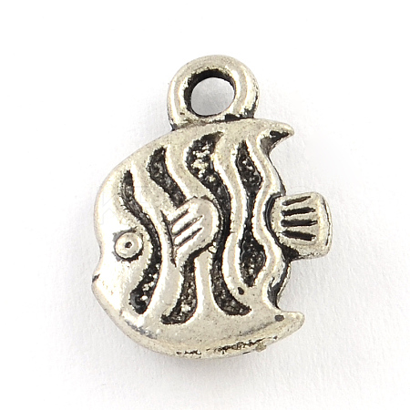 Alloy Fish Charms TIBEP-R336-057AS-FF-1