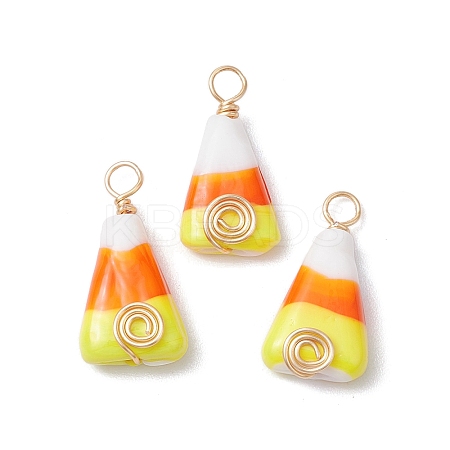 Handmade Lampwork Pendants PALLOY-JF02666-1