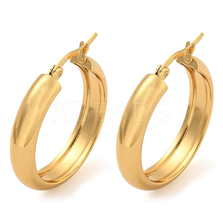 202 Stainless Steel Hoop Earrings EJEW-H003-38G-04-1