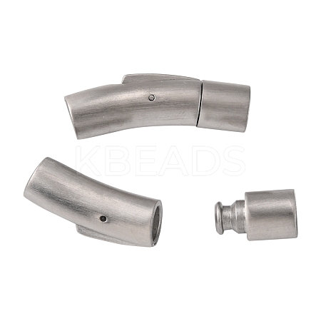 Tarnish Resistant 304 Stainless Steel Bayonet Clasps STAS-F131-22P-1