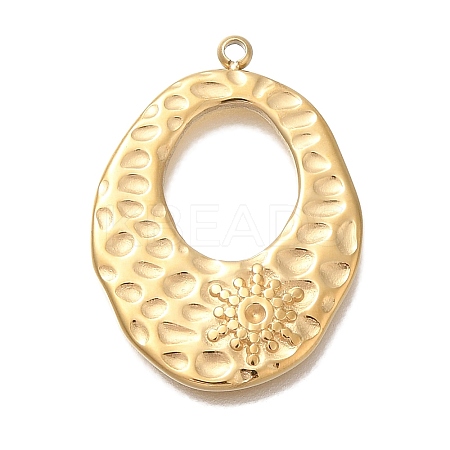 Ion Plating(IP) 304 Stainless Steel Pendant Rhinestones Setting STAS-P371-043G-1